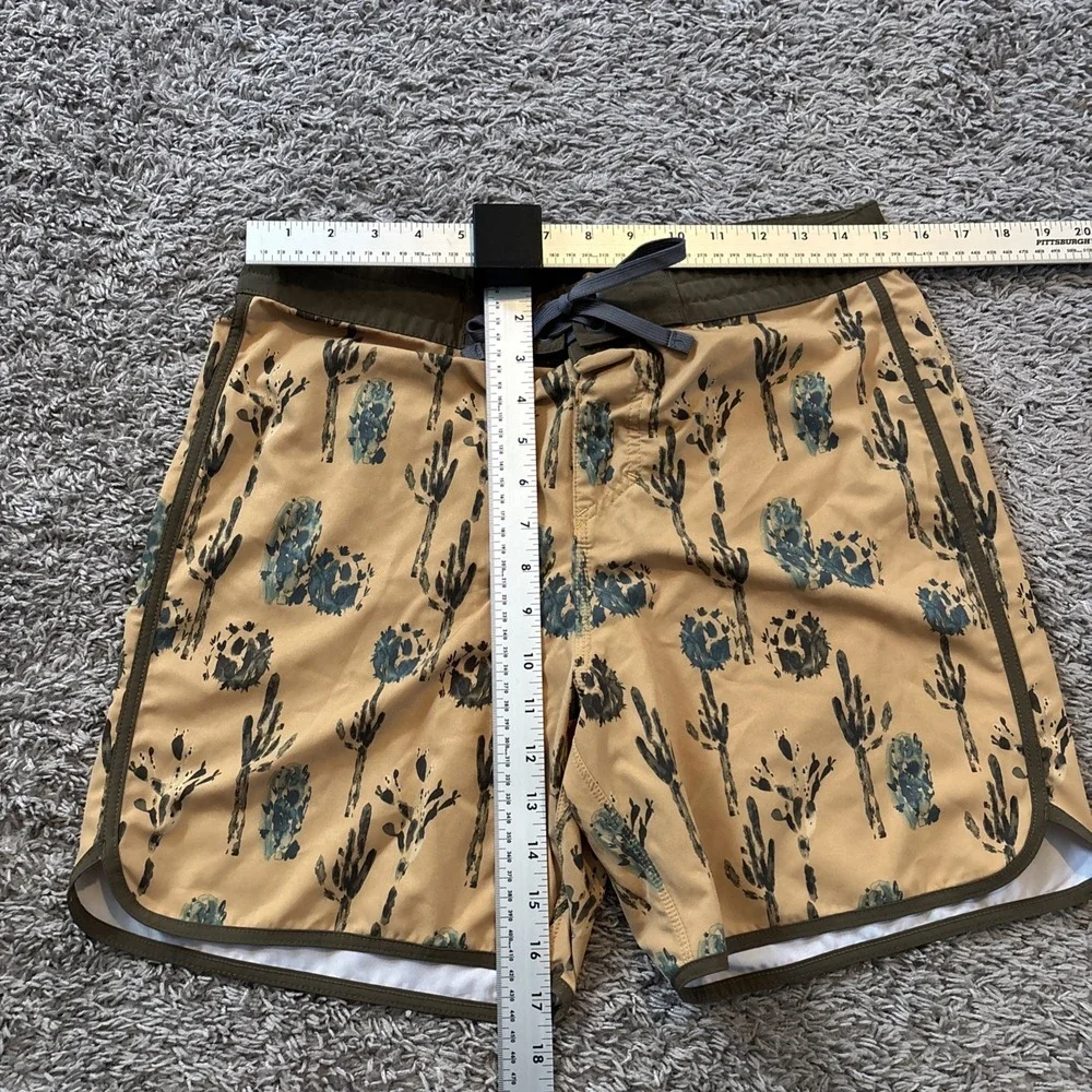 Men's PrAna Cactus Surfing Beach Board Shorts UPF 50+ Sz‎ 30 NICE